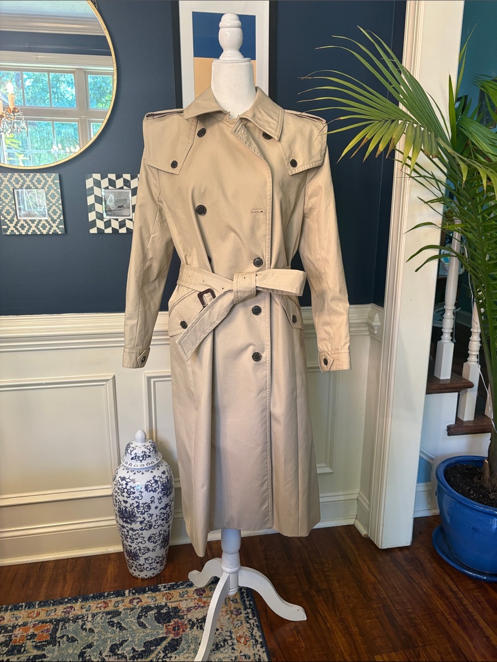 J. Crew Full Length Trench Coat